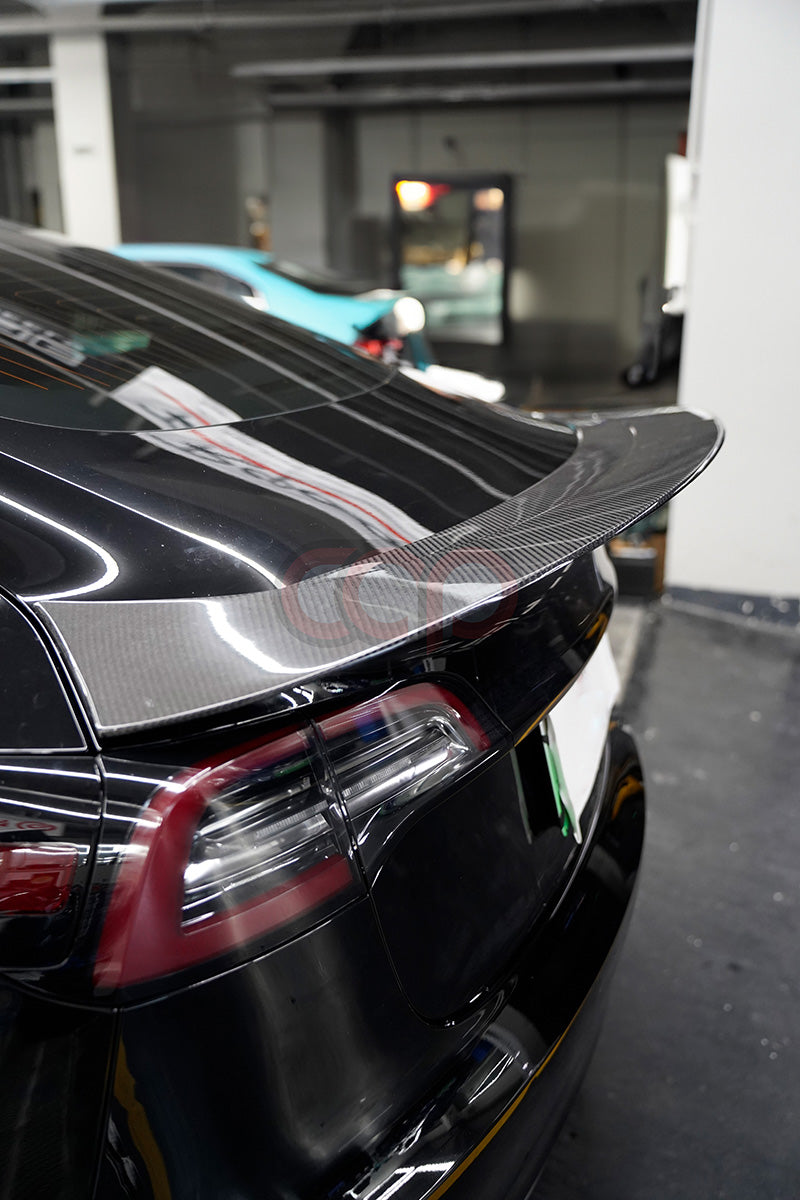 2017-2023 Tesla Model 3 - Carbon Fiber Spoiler - V1