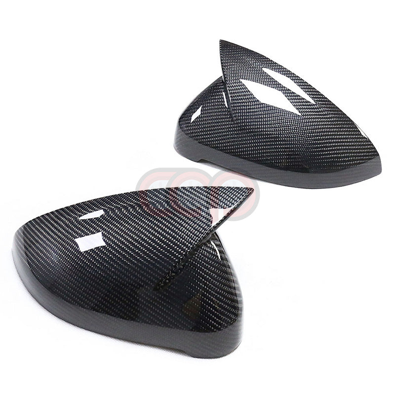 2017-2025 B9/B9.5 Audi A4, S4, A5, S5, RS5 - CAP Carbon Fiber Mirror Covers (Pair) - V2