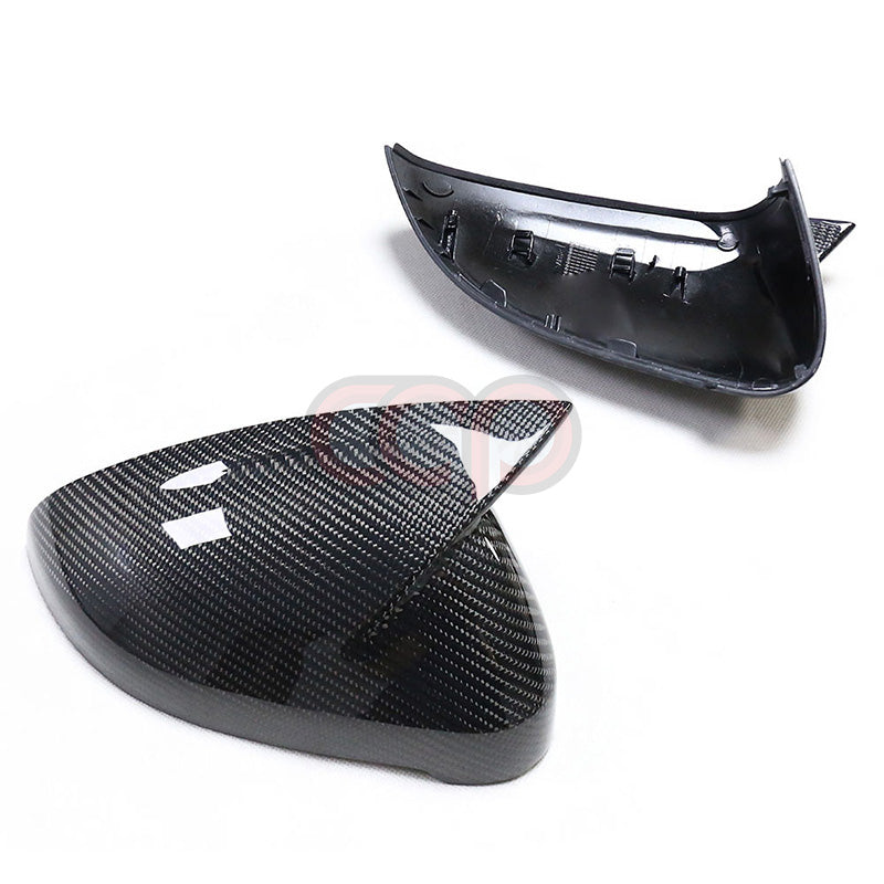 2017-2025 B9/B9.5 Audi A4, S4, A5, S5, RS5 - CAP Carbon Fiber Mirror Covers (Pair) - V2