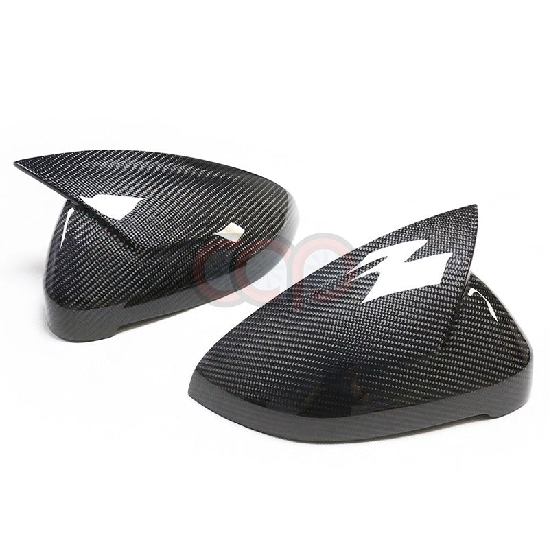 2017-2025 B9/B9.5 Audi A4, S4, A5, S5, RS5 - CAP Carbon Fiber Mirror Covers (Pair) - V2