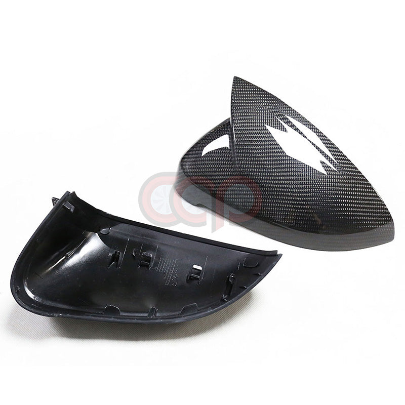 2017-2025 B9/B9.5 Audi A4, S4, A5, S5, RS5 - CAP Carbon Fiber Mirror Covers (Pair) - V2