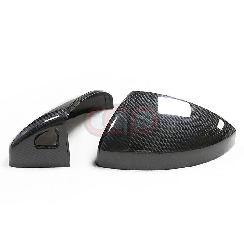2017-2024 Gen 2 MK2 Audi R8 - CAP Dry Carbon Fiber Mirror Covers (Pair) With Side Assist