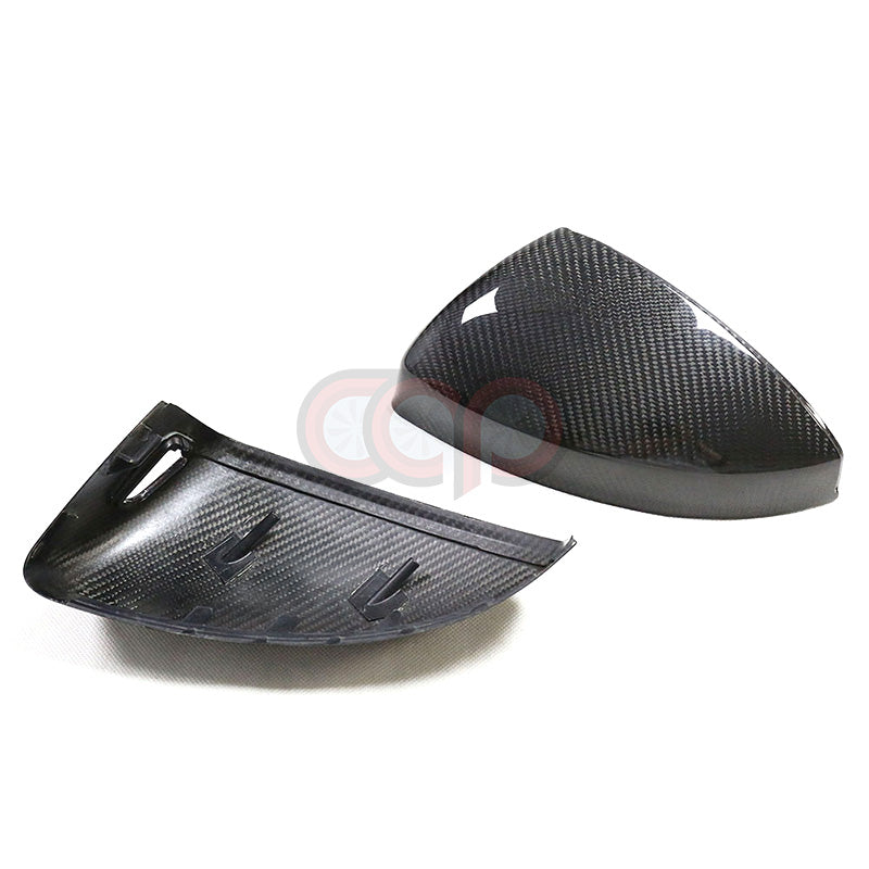 2017-2024 Gen 2 MK2 Audi R8 - CAP Dry Carbon Fiber Mirror Covers (Pair)