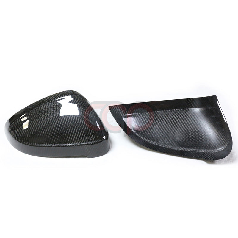 2017-2025 B9/B9.5 Audi A4, S4, A5, S5, RS5 - CAP Dry Carbon Fiber Stick On Mirror Covers (Pair)