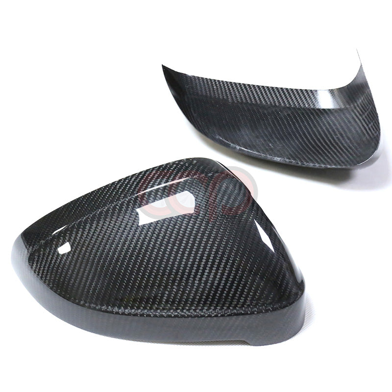 2017-2025 B9/B9.5 Audi A4, S4, A5, S5, RS5 - CAP Dry Carbon Fiber Stick On Mirror Covers (Pair)
