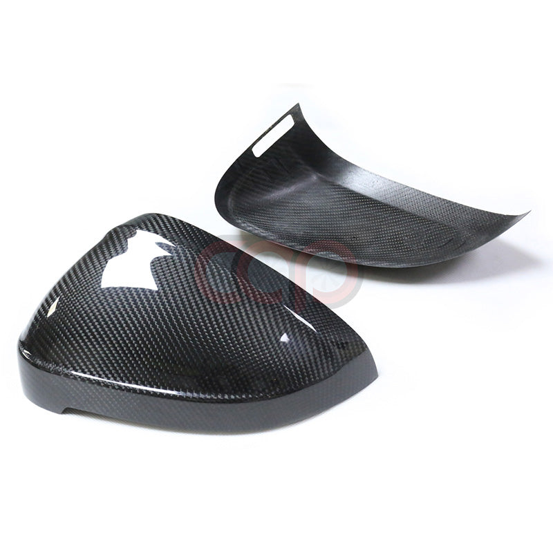 2017-2025 B9/B9.5 Audi A4, S4, A5, S5, RS5 - CAP Dry Carbon Fiber Stick On Mirror Covers (Pair)
