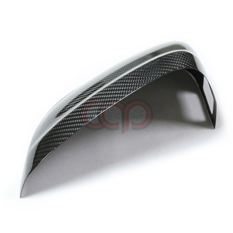 2017-2025 B9/B9.5 Audi A4, S4, A5, S5, RS5 - CAP Dry Carbon Fiber Stick On Mirror Covers (Pair)