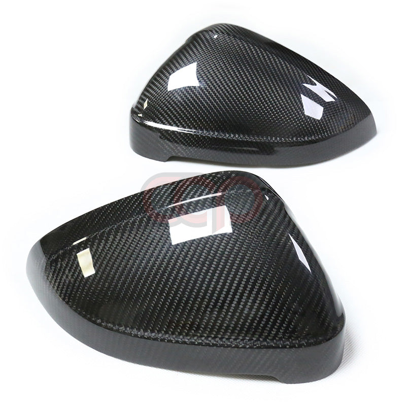2017-2025 B9/B9.5 Audi A4, S4, A5, S5, RS5 - CAP Dry Carbon Fiber Stick On Mirror Covers (Pair)