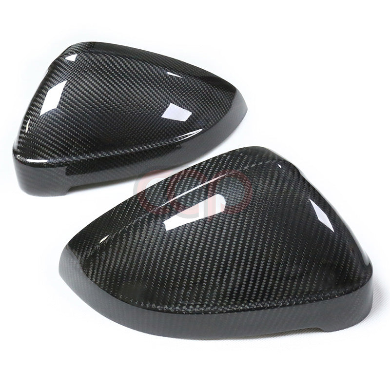 2017-2025 B9/B9.5 Audi A4, S4, A5, S5, RS5 - CAP Dry Carbon Fiber Stick On Mirror Covers (Pair)