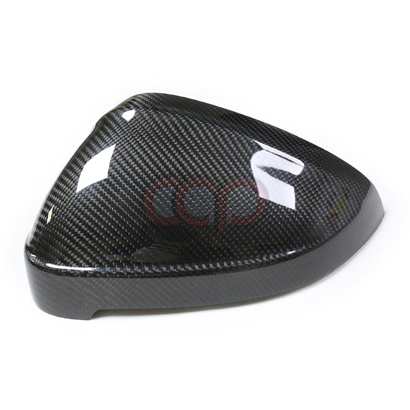 2017-2025 B9/B9.5 Audi A4, S4, A5, S5, RS5 - CAP Dry Carbon Fiber Stick On Mirror Covers (Pair)