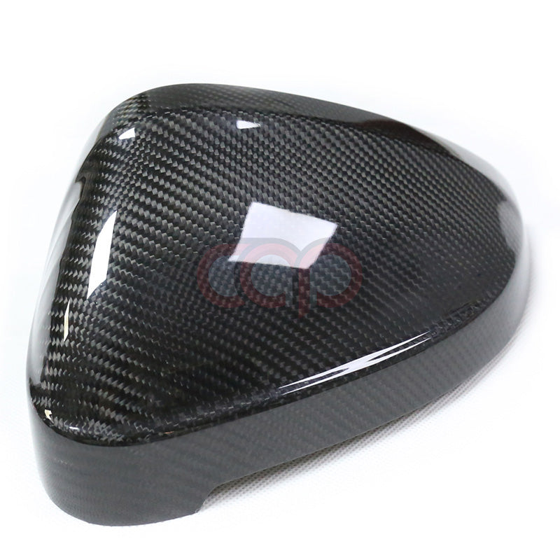 2017-2025 B9/B9.5 Audi A4, S4, A5, S5, RS5 - CAP Dry Carbon Fiber Stick On Mirror Covers (Pair)