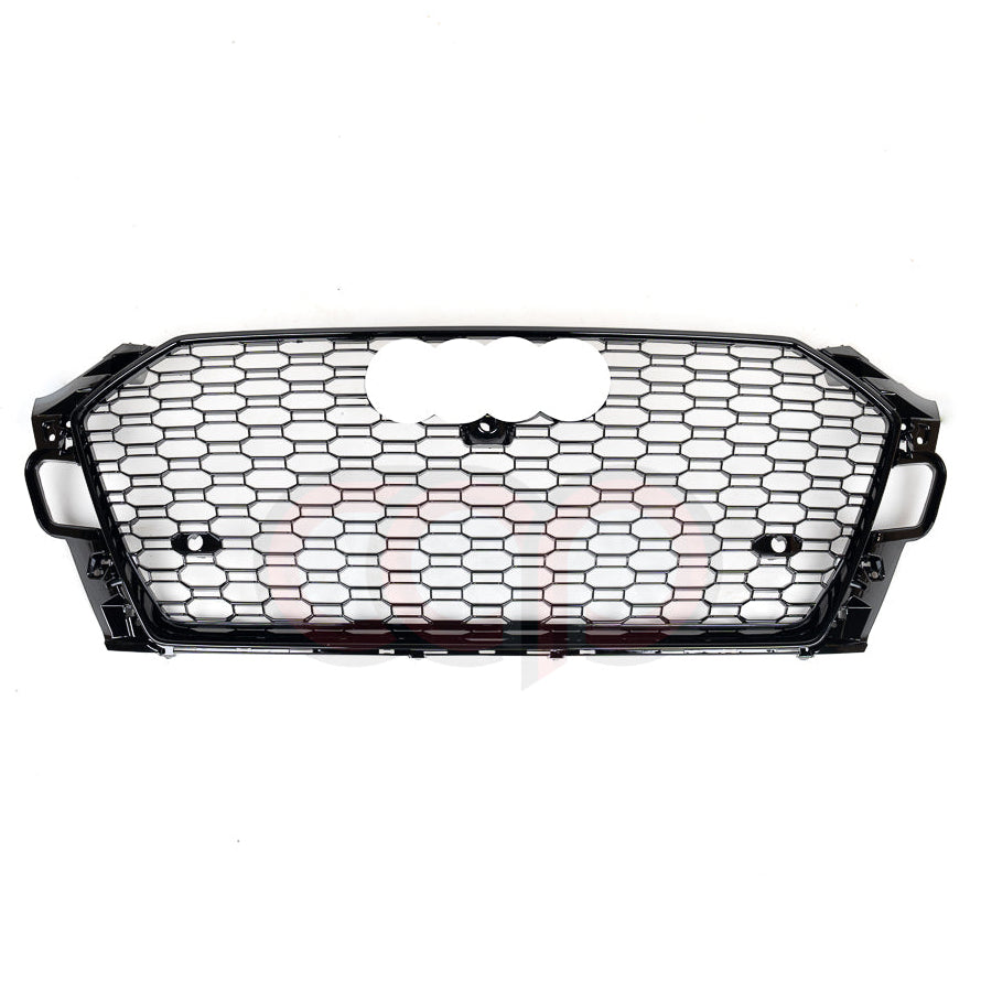 2018-2019 Audi RS5 Honeycomb Grille | For Real 2018-2019 B9 RS5 Black Frame Black Mesh