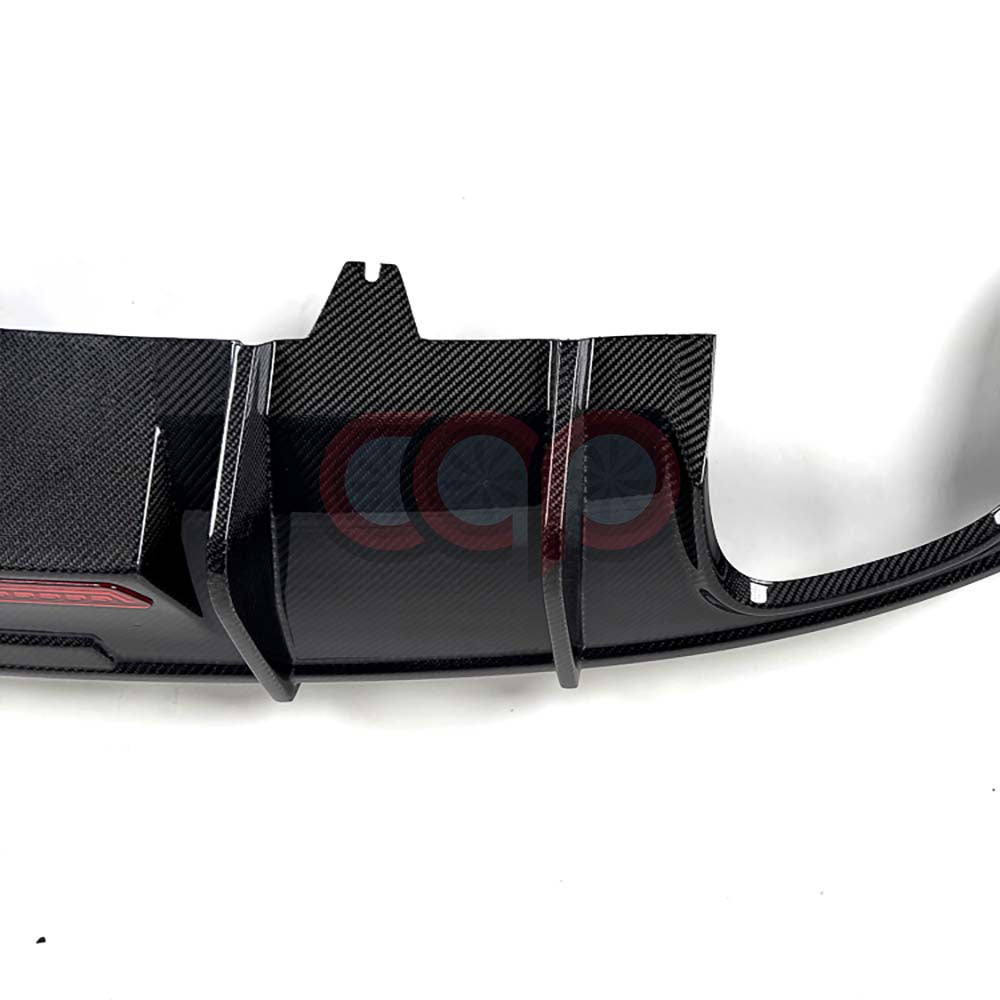 2018-2019 B9 Audi A5/S5 - CAP Carbon Fiber Diffuser with LED - V1