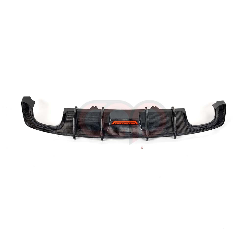 2018-2019 B9 Audi A5/S5 - CAP Carbon Fiber Diffuser with LED - V1