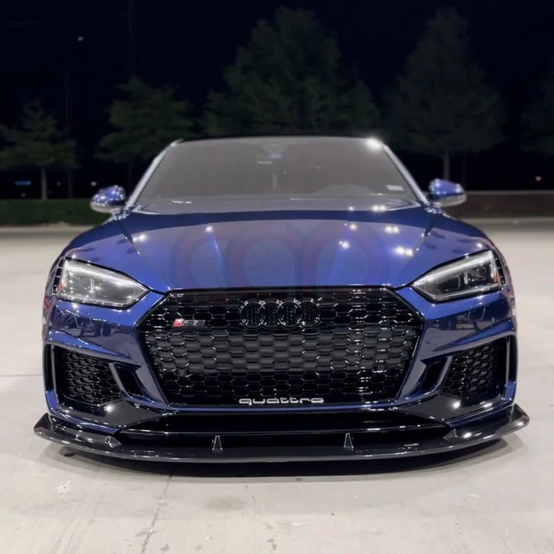 2018-2019 Audi RS5 Honeycomb Grille | For Real 2018-2019 B9 RS5 Black Frame Black Mesh