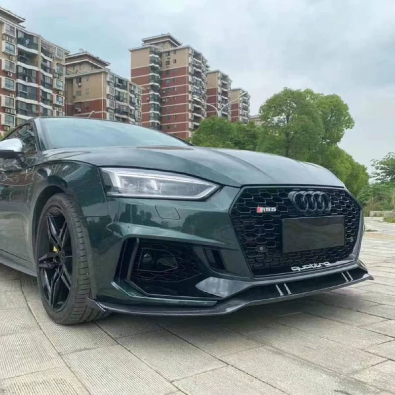 2018-2019 B9 Audi A5/S5 CAP Front Bumper | CAP Carbon Fiber Front Lip