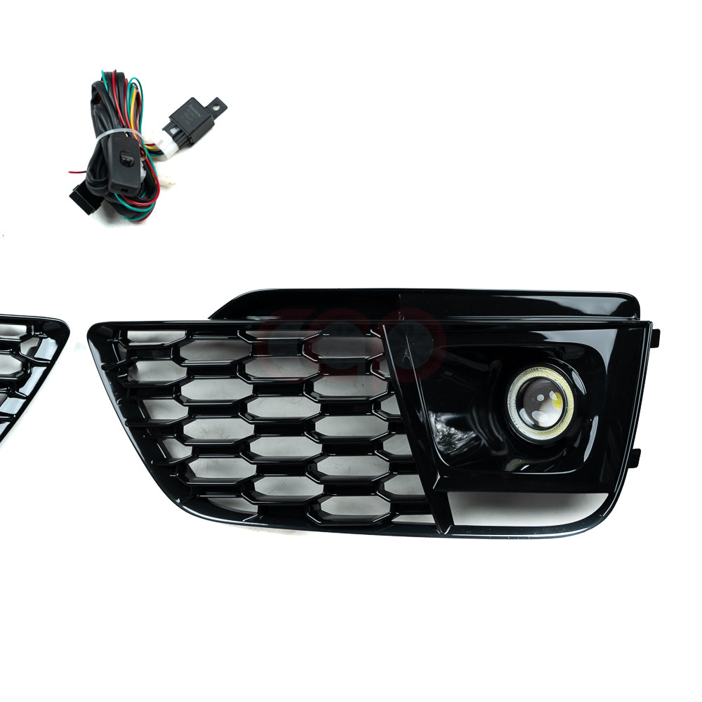 2018-2020 Audi RS Honeycomb Fog Grilles | FY B9 Audi Q5 S-Line/SQ5 - V2
