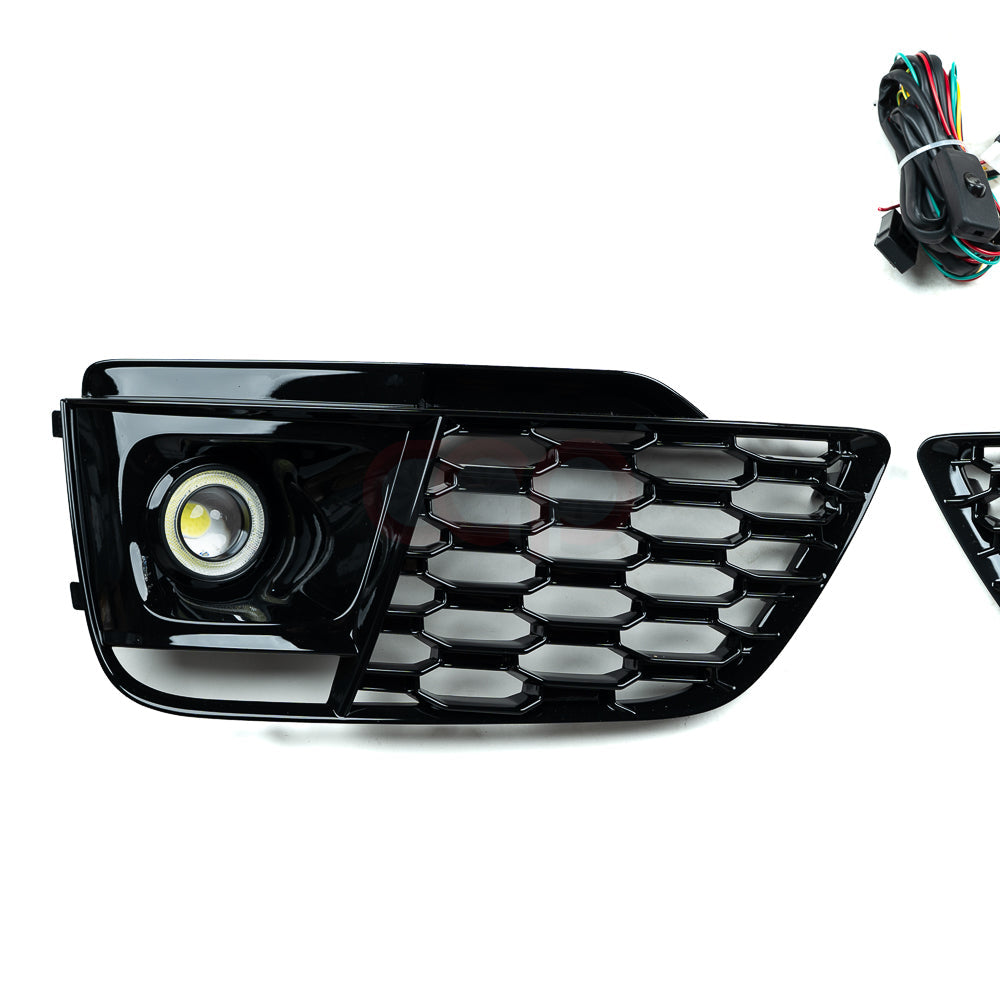 2018-2020 Audi RS Honeycomb Fog Grilles | FY B9 Audi Q5 S-Line/SQ5 - V2