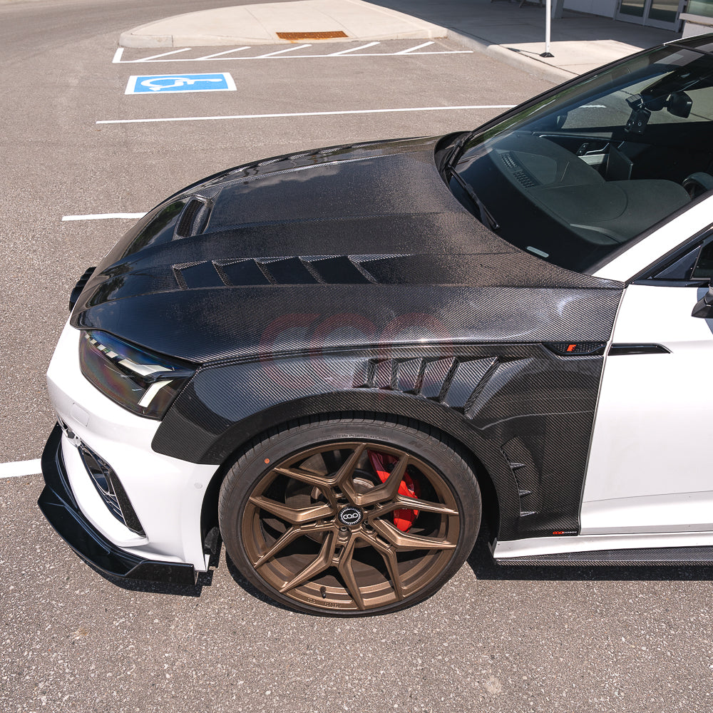 2018-2024 B9/B9.5 AUDI A5/S5 CAP Dry Carbon Fiber Fenders (Pair)