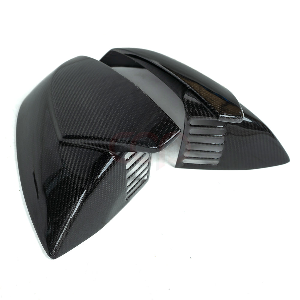 2018-2025 B9 & B9.5 AUDI Q5/SQ5/Q7/SQ7 | CAP Dry Carbon Fiber Stick On Mirror Covers (Pair) - V2