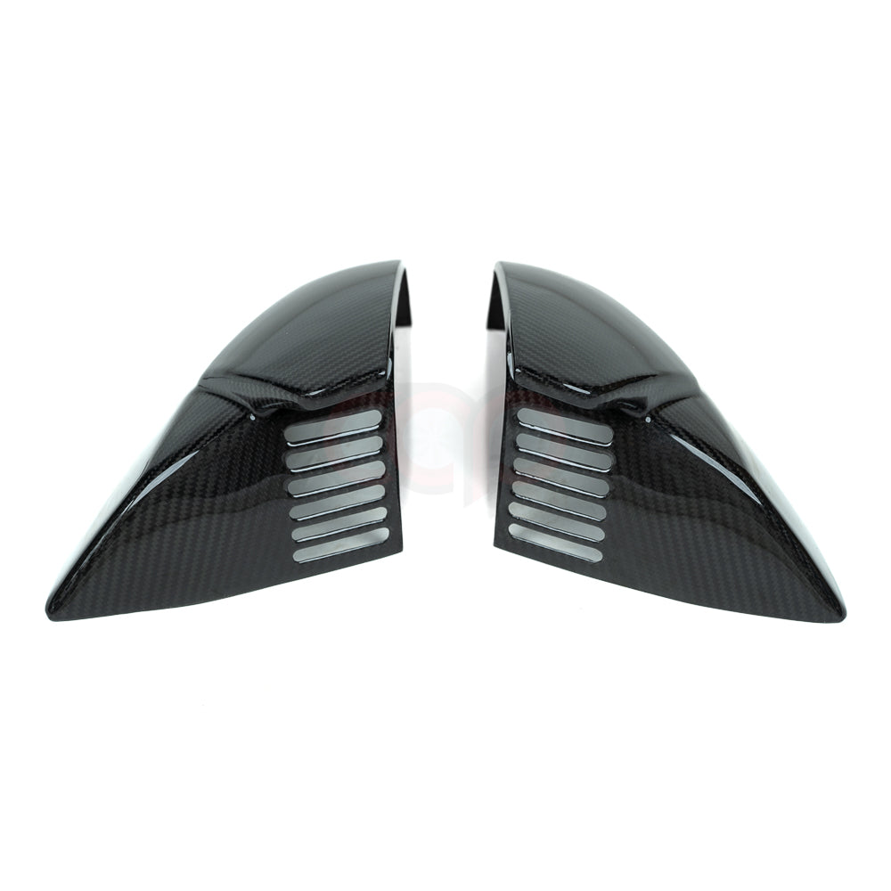 2018-2025 B9 & B9.5 AUDI Q5/SQ5/Q7/SQ7 | CAP Dry Carbon Fiber Stick On Mirror Covers (Pair) - V2