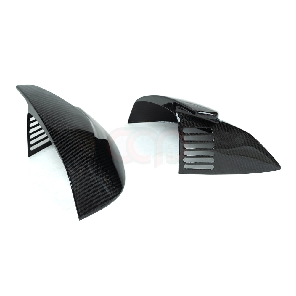 2018-2025 B9 & B9.5 AUDI Q5/SQ5/Q7/SQ7 | CAP Dry Carbon Fiber Stick On Mirror Covers (Pair) - V2