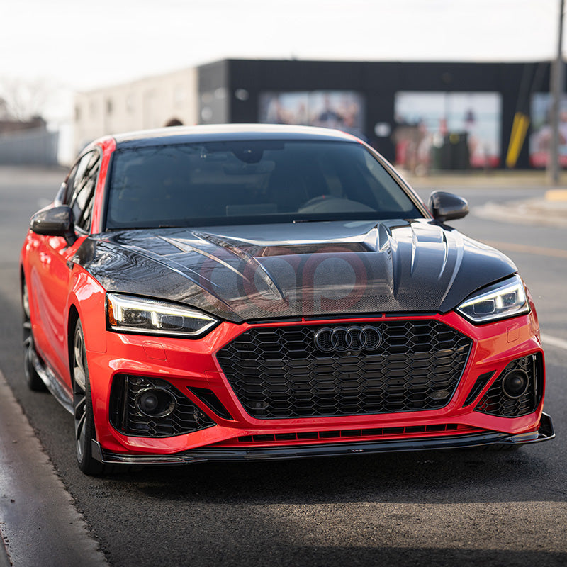 2018-2024 B9/B9.5 AUDI A5/S5/RS5 CAP Carbon Fiber Vented Hood