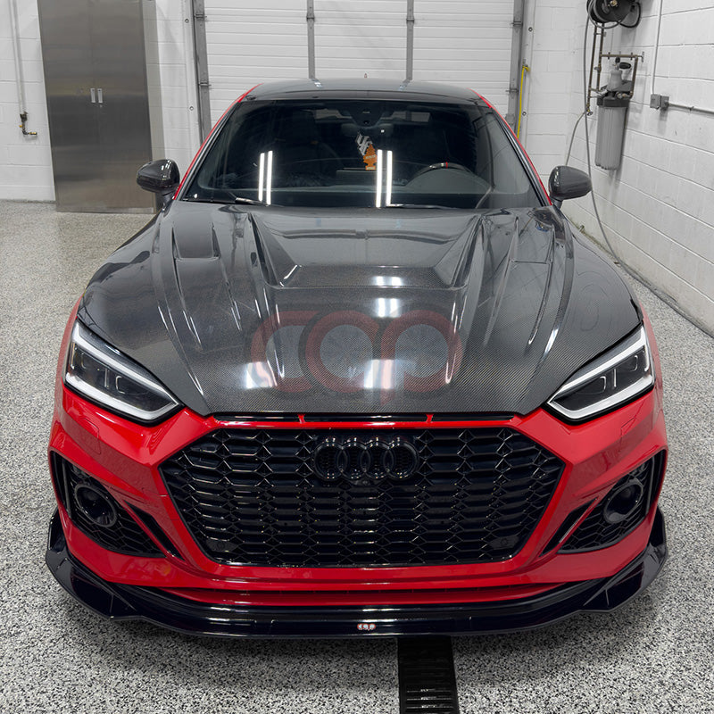 2018-2024 B9/B9.5 AUDI A5/S5/RS5 CAP Carbon Fiber Vented Hood