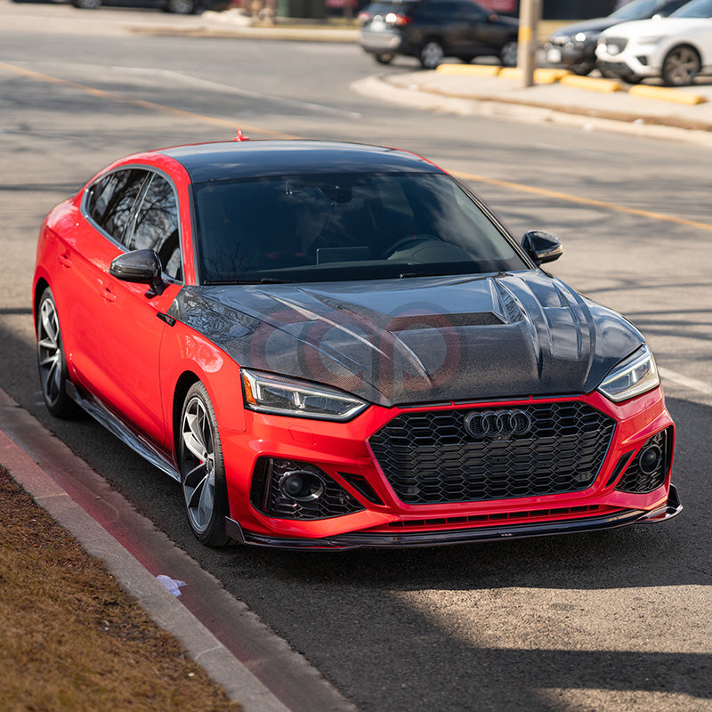 2018-2024 B9/B9.5 AUDI A5/S5/RS5 CAP Carbon Fiber Vented Hood