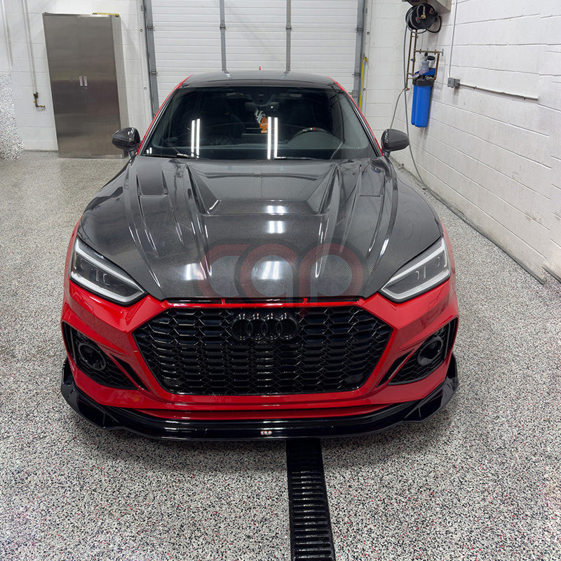 2018-2024 B9/B9.5 AUDI A5/S5/RS5 CAP Carbon Fiber Vented Hood
