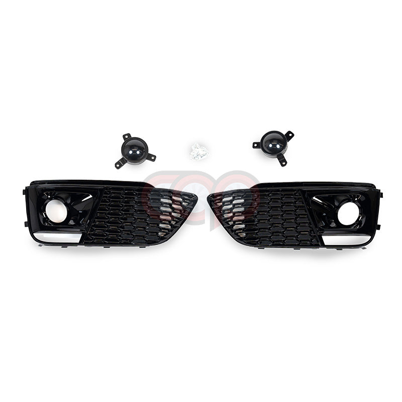 2018-2020 Audi RS Honeycomb Fog Grilles | FY B9 Audi Q5 S-Line/SQ5 2018-2020 FY B9 Audi Q5 S-Line SQ5