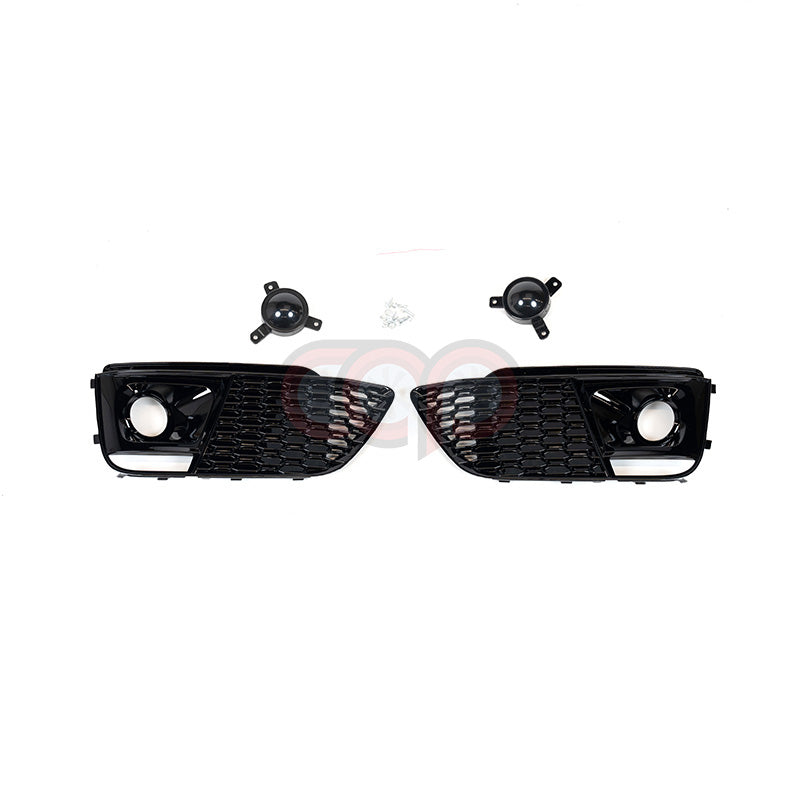 2018-2020 Audi RS Honeycomb Fog Grilles | FY B9 Audi Q5 S-Line/SQ5