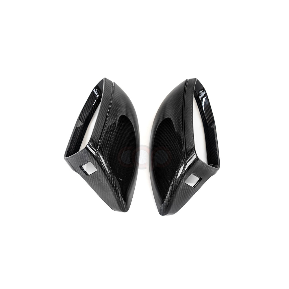 2019-2024 C8 Audi A6/S6/RS6, A7/S7/RS7, A8/S8 | CAP Dry Carbon Fiber Mirror Covers (Pair)