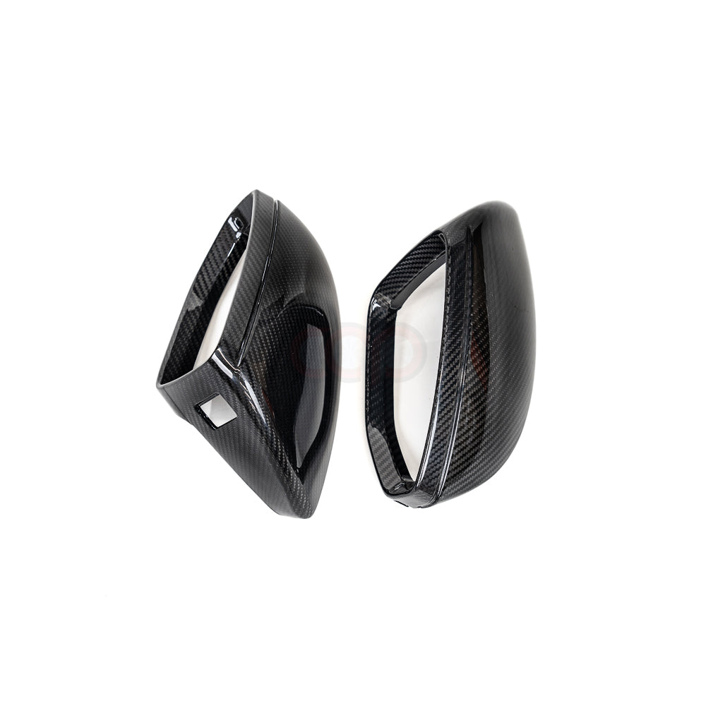 2019-2024 C8 Audi A6/S6/RS6, A7/S7/RS7, A8/S8 | CAP Dry Carbon Fiber Mirror Covers (Pair)