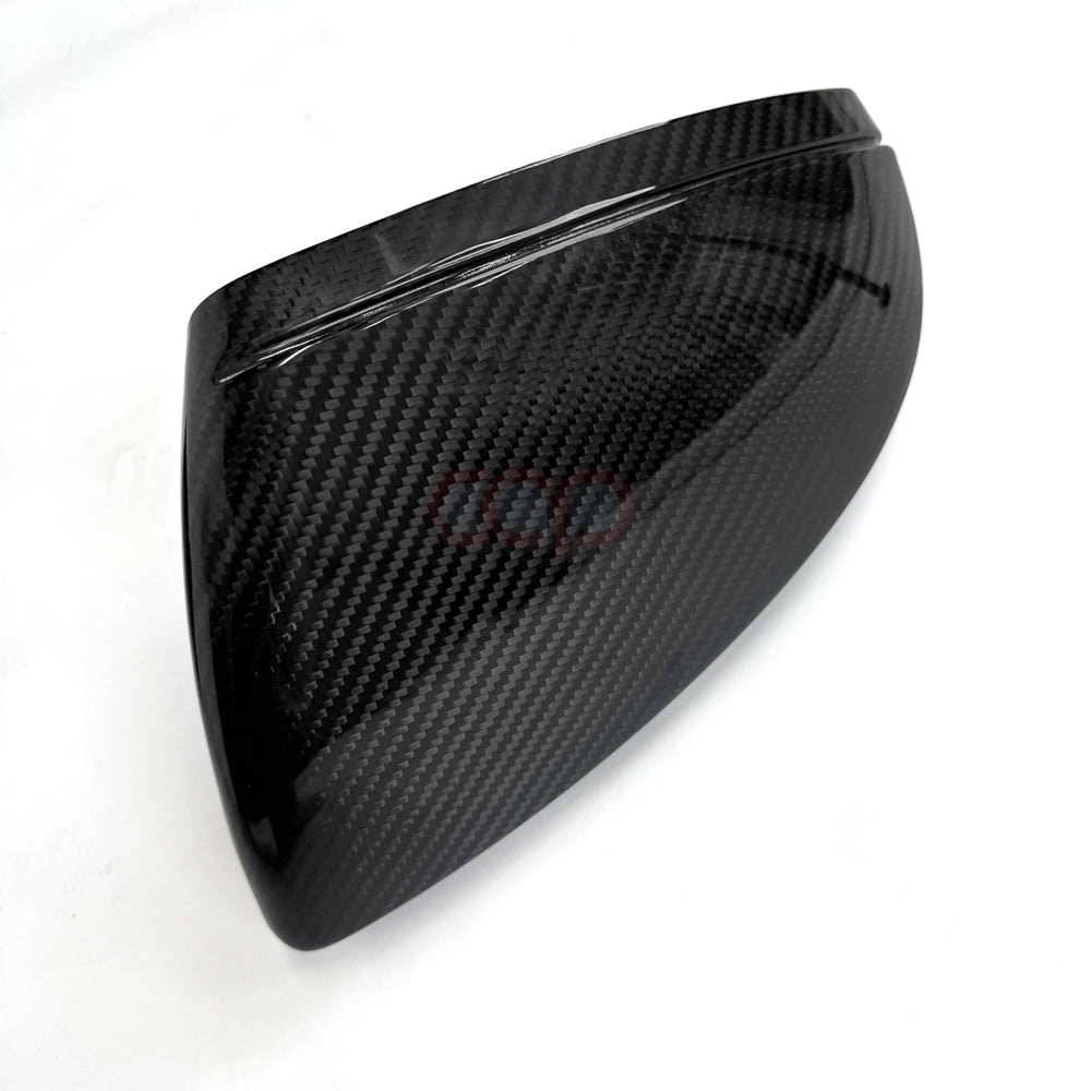 2019-2024 C8 Audi A6/S6/RS6, A7/S7/RS7, A8/S8 | CAP Dry Carbon Fiber Mirror Covers (Pair)