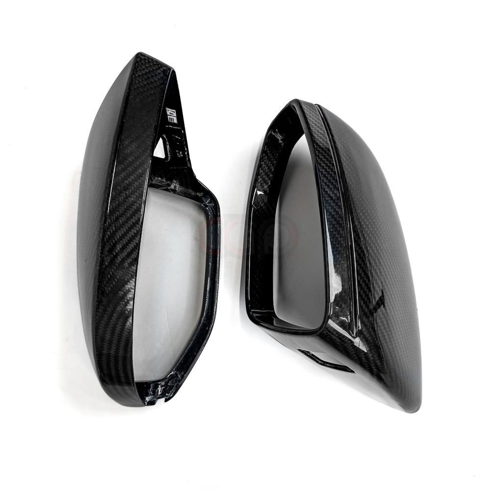 2019-2024 C8 Audi A6/S6/RS6, A7/S7/RS7, A8/S8 | CAP Dry Carbon Fiber Mirror Covers (Pair)