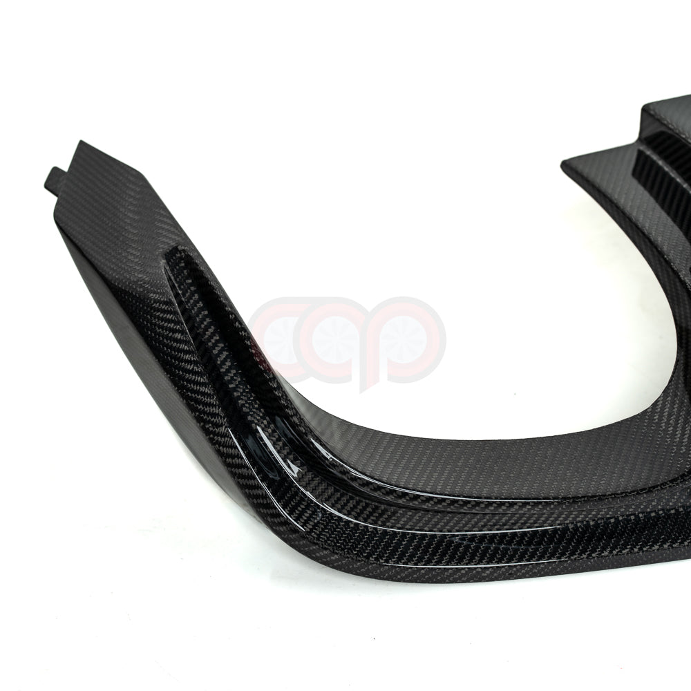2019-2024 C8 Audi A6 S-Line/S6 - CAP Dry Carbon Fiber Front Lip