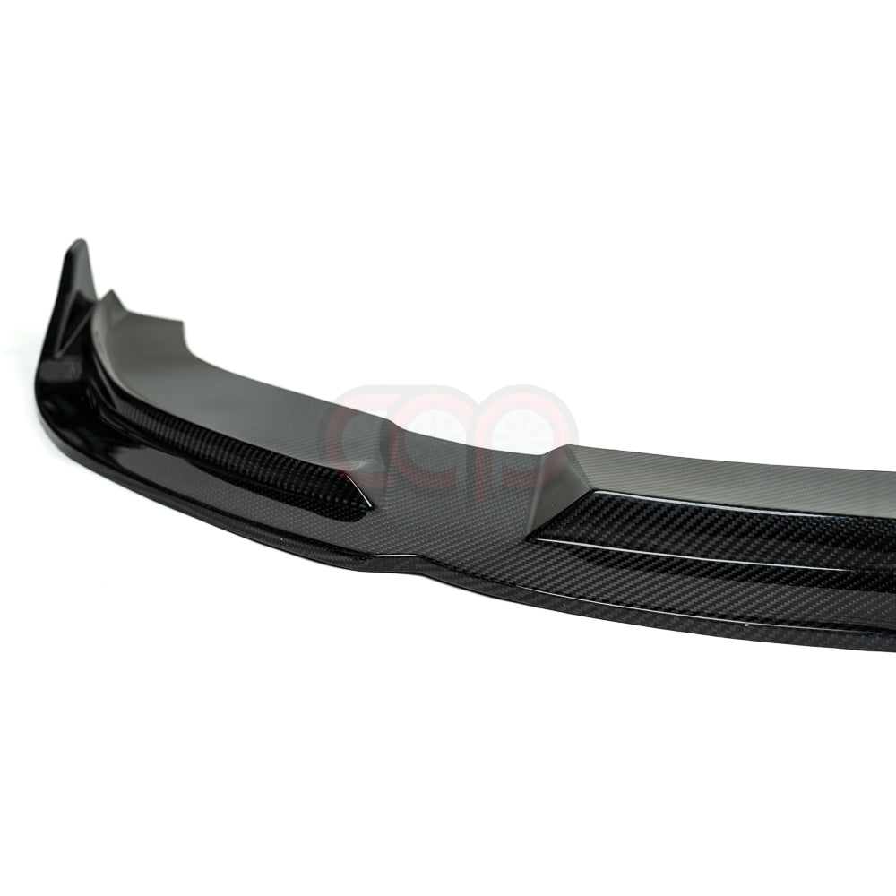 2019-2024 C8 Audi A6 S-Line/S6 - CAP Dry Carbon Fiber Front Lip