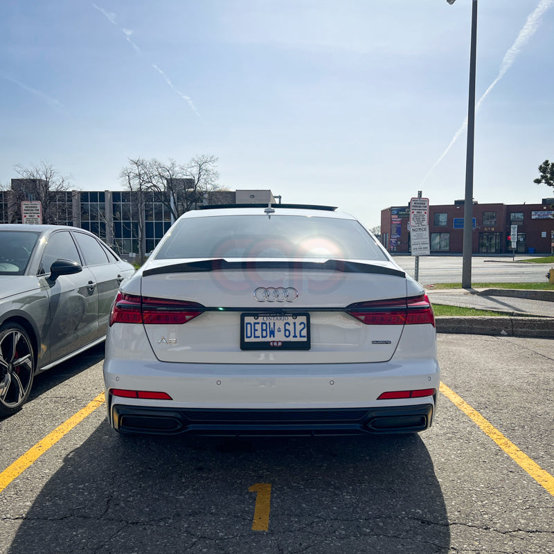 2019-2024 C8 Audi A6/S6 - Dry Carbon Fiber Spoiler - V2