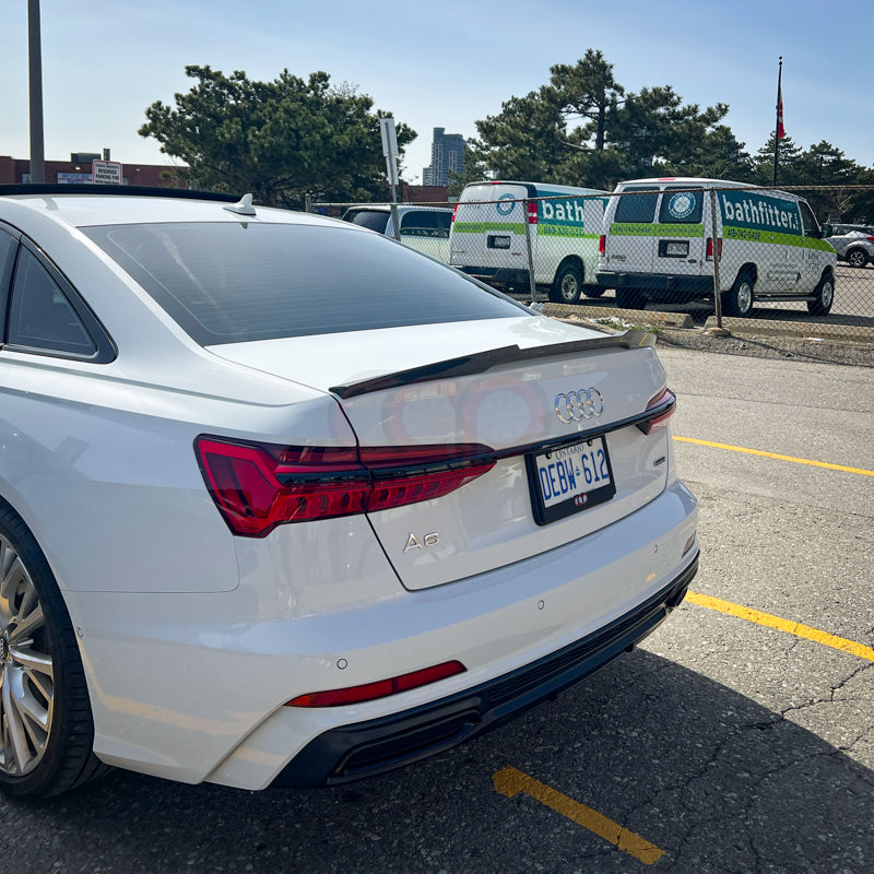 2019-2024 C8 Audi A6/S6 - Dry Carbon Fiber Spoiler - V2
