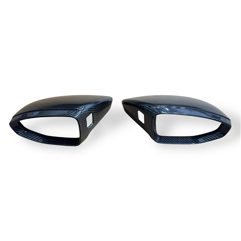 2019-2024 C8 Audi A6/S6/RS6, A7/S7/RS7, A8/S8 | CAP Dry Carbon Fiber Mirror Covers (Pair)