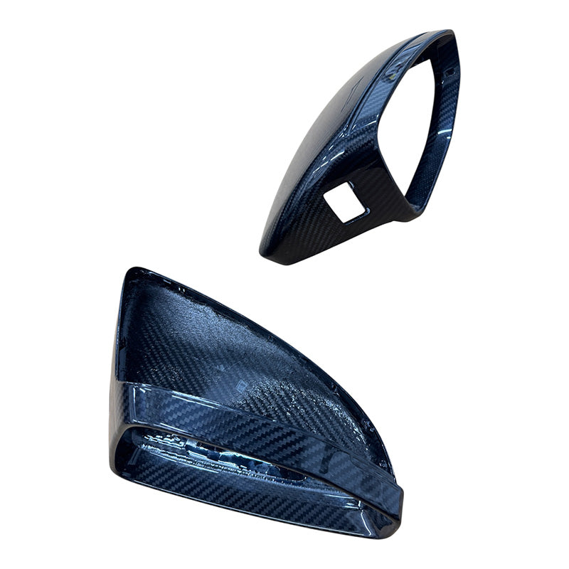 2019-2024 C8 Audi A6/S6/RS6, A7/S7/RS7, A8/S8 | CAP Dry Carbon Fiber Mirror Covers (Pair)
