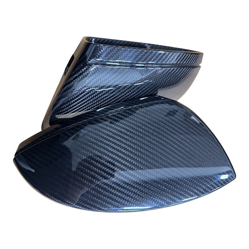 2019-2024 C8 Audi A6/S6/RS6, A7/S7/RS7, A8/S8 | CAP Dry Carbon Fiber Mirror Covers (Pair)