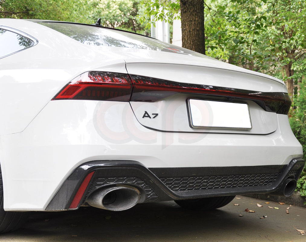 2019-2024 C8 Audi A7/S7 CAP Rear Bumper & Diffuser Kit | RS C8 RS7 Rear Bumper & Diffuser Kit