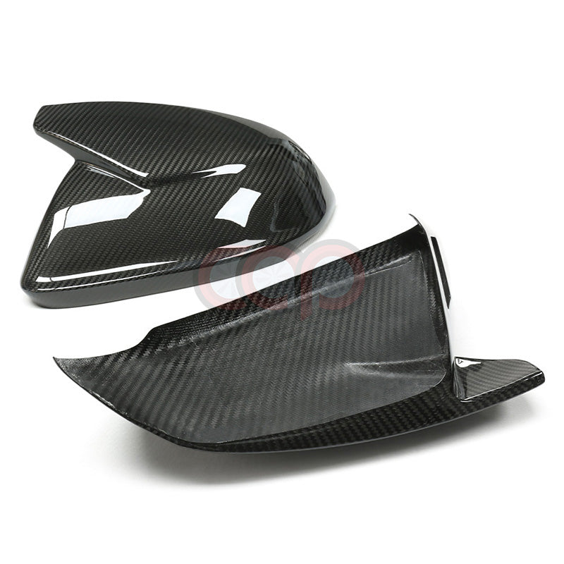 2019-2023 4M B9 Audi Q8/SQ8 - CAP Dry Carbon Fiber Mirror Covers (Pair) - V2
