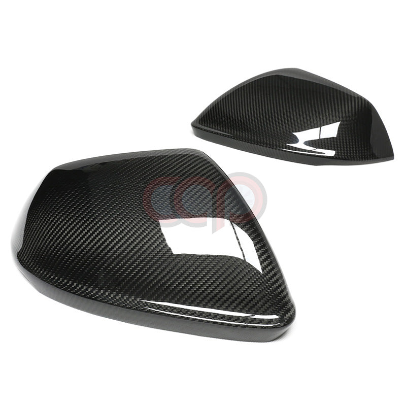2019-2023 4M B9 Audi Q8/SQ8 - CAP Dry Carbon Fiber Mirror Covers (Pair)