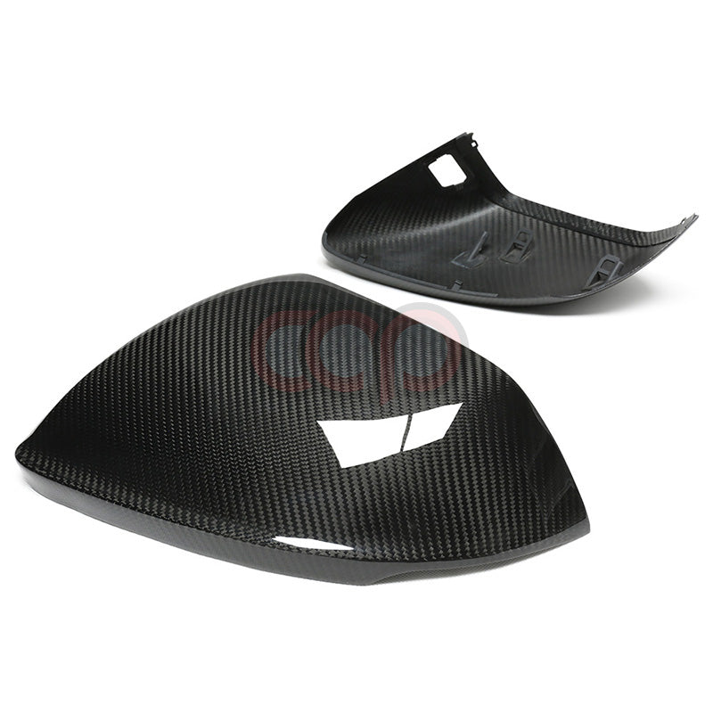 2019-2023 4M B9 Audi Q8/SQ8 - CAP Dry Carbon Fiber Mirror Covers (Pair)