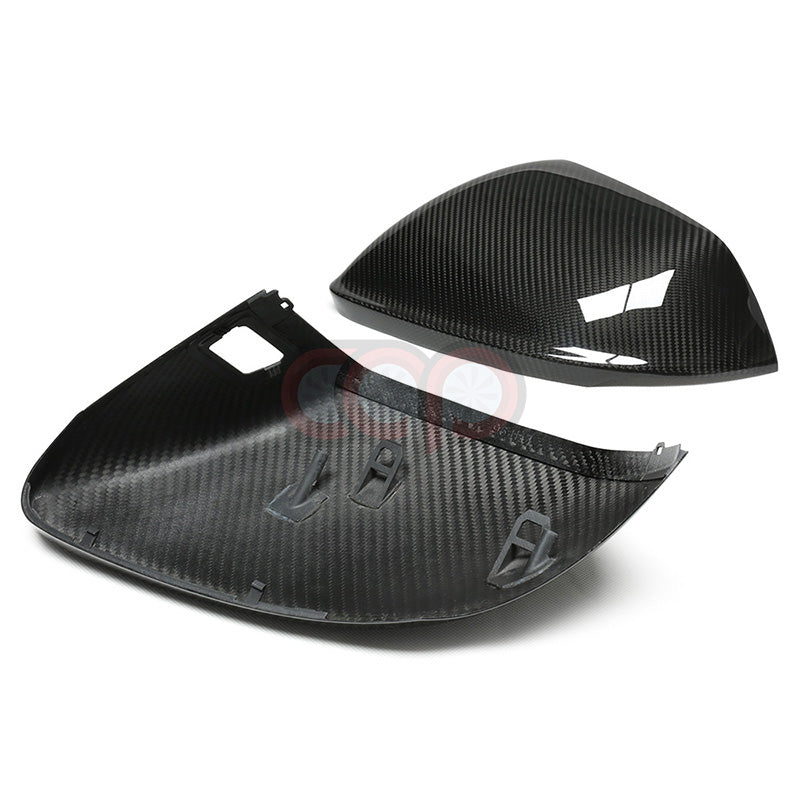 2019-2023 4M B9 Audi Q8/SQ8 - CAP Dry Carbon Fiber Mirror Covers (Pair)