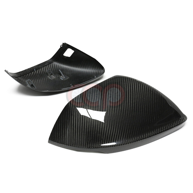 2019-2023 4M B9 Audi Q8/SQ8 - CAP Dry Carbon Fiber Mirror Covers (Pair) With Side Assist