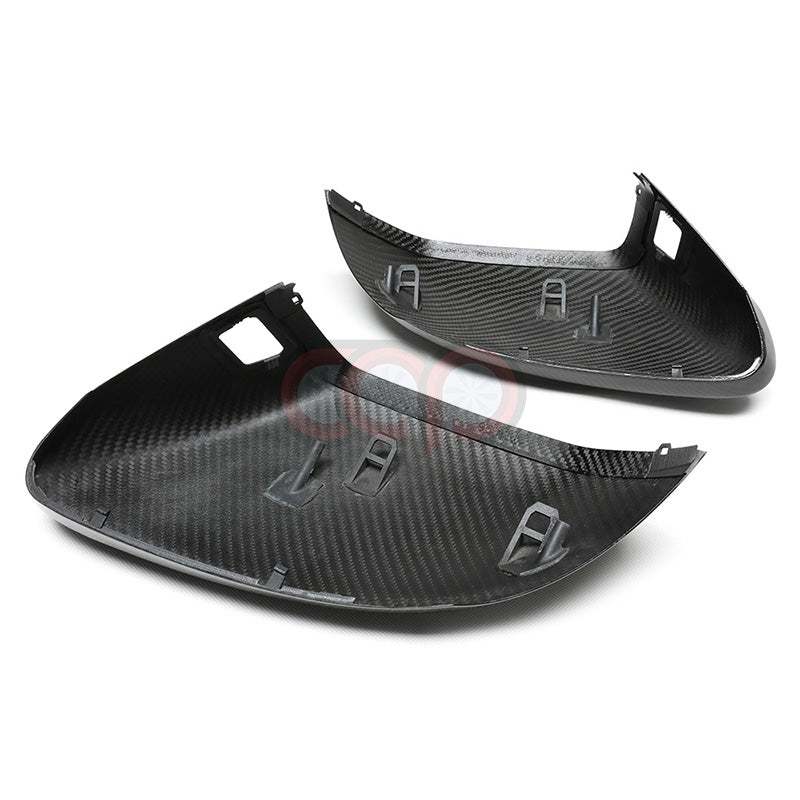 2019-2023 4M B9 Audi Q8/SQ8 - CAP Dry Carbon Fiber Mirror Covers (Pair)